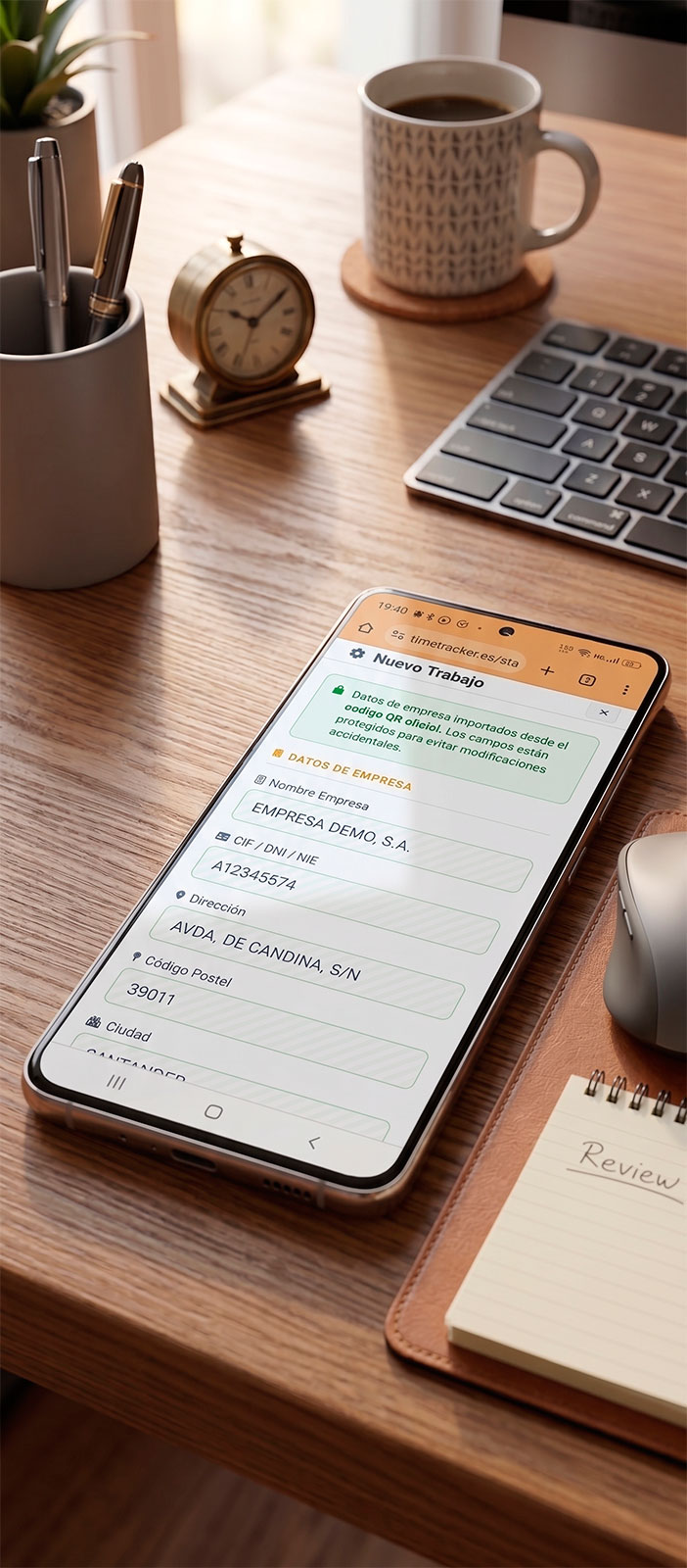 CONFIGURACION EN APP