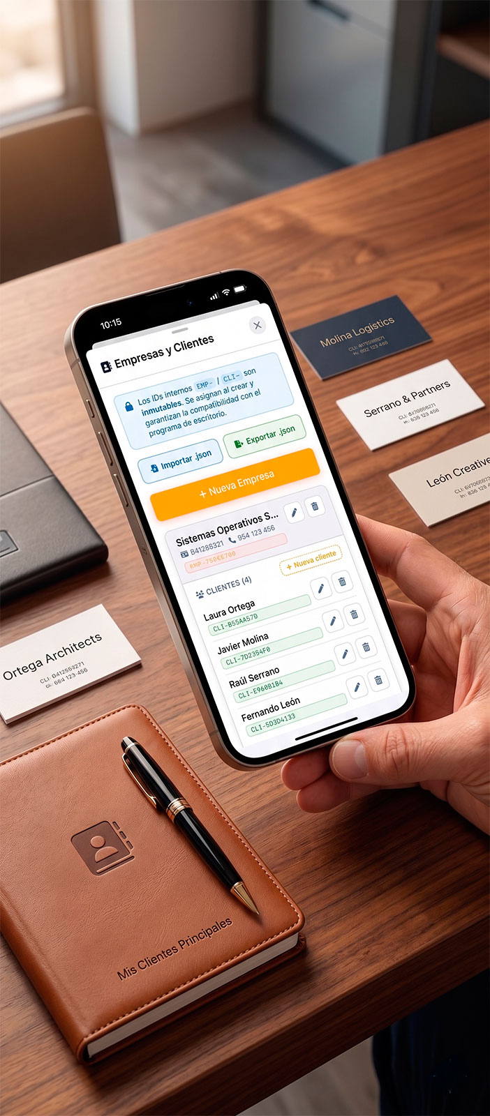 EMPRESAS Y CLIENTES APP