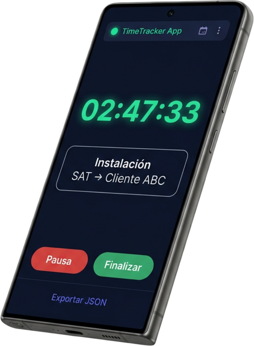 App para registrar trabajos diarios técnicos